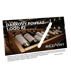 Dárková poukázka v hodnotě 1000 Kč elektronická