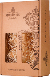 Dárkový box na 2 láhve s okýnkem